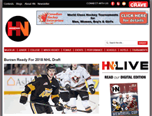 Tablet Screenshot of hockeynow.ca